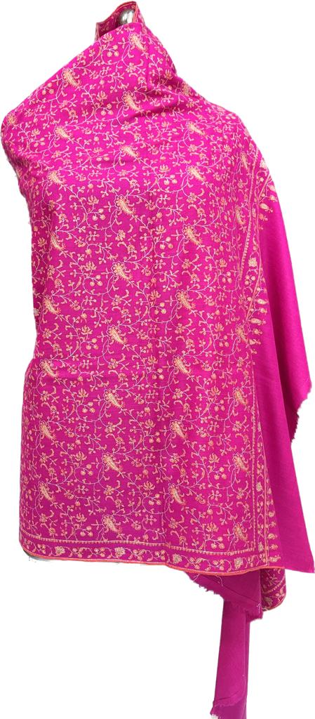 Pure-Pashmina-All-Over-Jama-Double-Pink