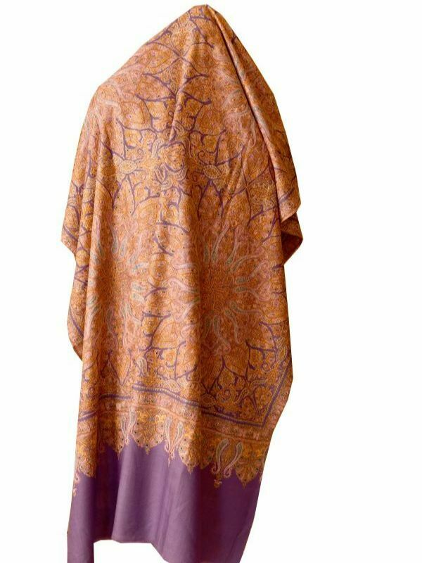 Pashmina-Purple-silk-embroidery-jama