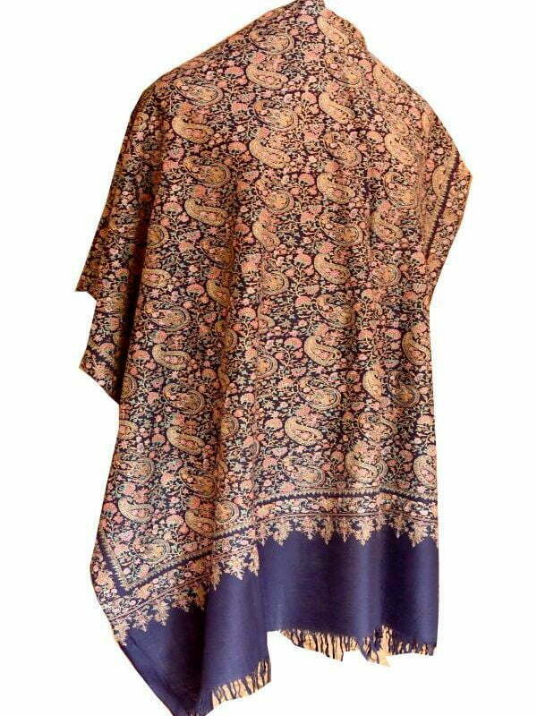 Pashmina-Silk-Embroidery-Jama-blue